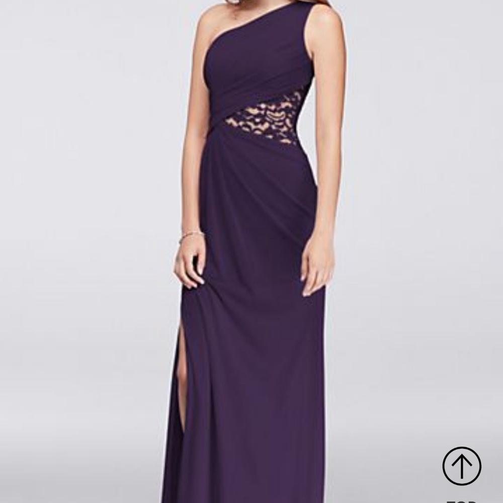 Plum David's Bridal Gown